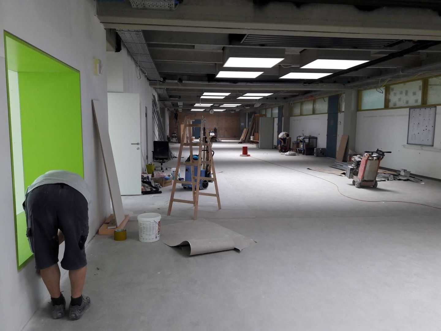 Spezialreinigung am Bau